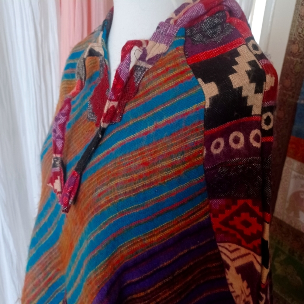Bohemia style poncho